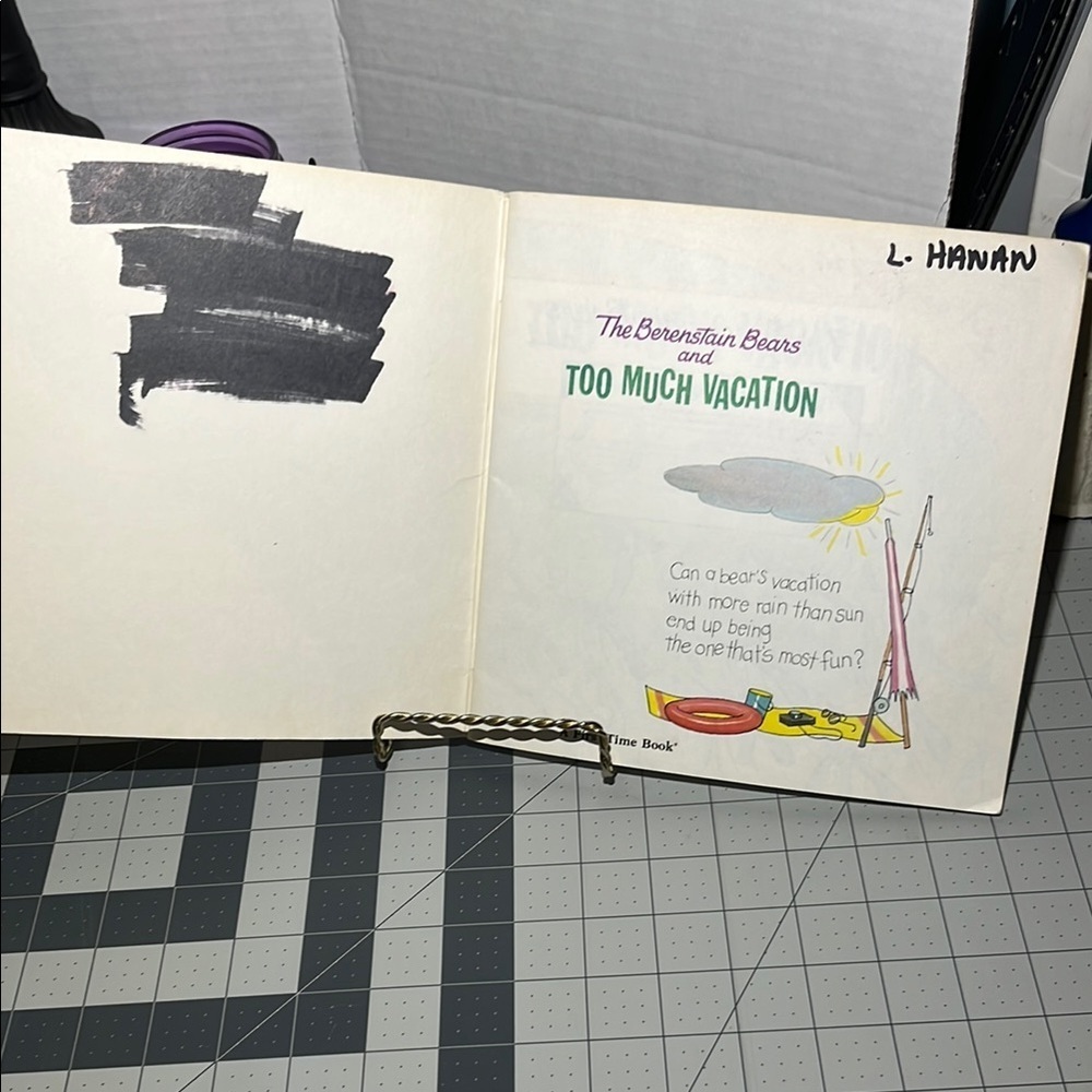 The Berenstain Bears 'Too Much Vacation' Book - Picture 3 of 6